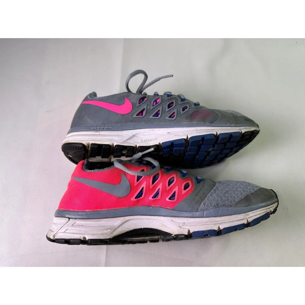 Nike Zoom Vomero 9 Women's Running Shoes Gray Pink‎ Blue 642196-006 Size 8
